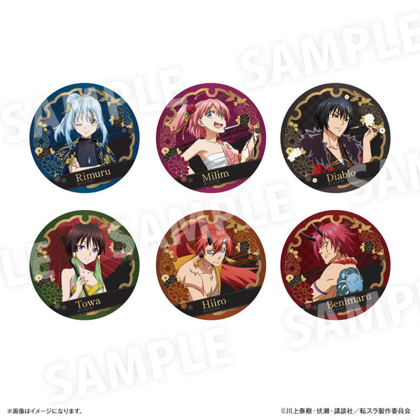 『転生したらスライムだった件』トレーディングラメ缶バッジ(和装) 引きVer.【BOX】