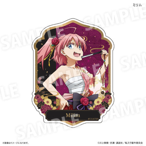 『転生したらスライムだった件』ステッカー(和装) ミリム