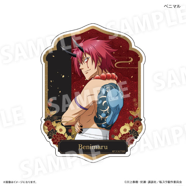 『転生したらスライムだった件』ステッカー(和装) ベニマル