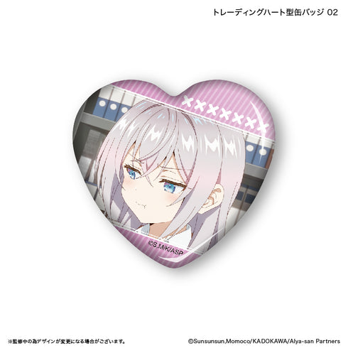 『時々ボソッとロシア語でデレる隣のアーリャさん』時々ボソッとロシア語でデレる隣のアーリャさん トレーディングハート型缶バッジ 【全12種】(BOX)