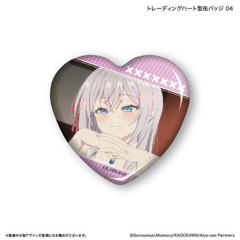 『時々ボソッとロシア語でデレる隣のアーリャさん』時々ボソッとロシア語でデレる隣のアーリャさん トレーディングハート型缶バッジ 【全12種】(BOX)