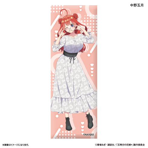 『五等分の花嫁*(モノトーンコーデ)』TVスペシャルアニメ「五等分の花嫁*」 ロング缶バッジ 中野五月
