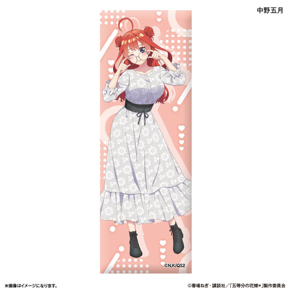 『五等分の花嫁*(モノトーンコーデ)』TVスペシャルアニメ「五等分の花嫁*」 ロング缶バッジ 中野五月