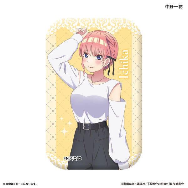 『五等分の花嫁*(モノトーンコーデ)』TVスペシャルアニメ「五等分の花嫁*」 スタンド缶バッジ 中野一花