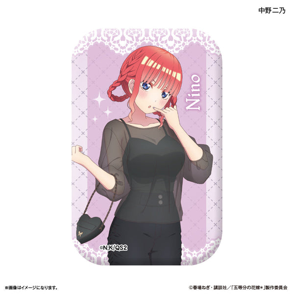 『五等分の花嫁*(モノトーンコーデ)』TVスペシャルアニメ「五等分の花嫁*」 スタンド缶バッジ 中野二乃
