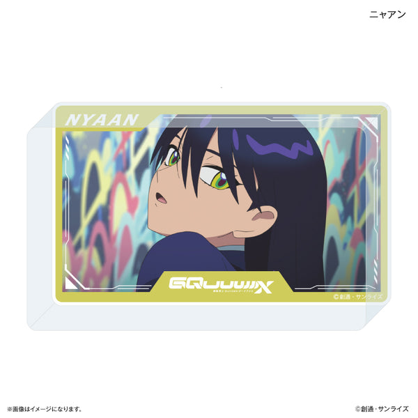 "Mobile Suit Gundam GQuuuuuuX" "Mobile Suit Gundam GQuuuuuuX" Acrylic Block Nyaan