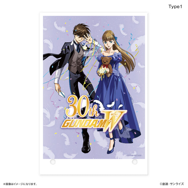 《新機動戰記鋼彈W》《新機動戰記鋼彈W》 鏡面壓克力藝術品 Type1