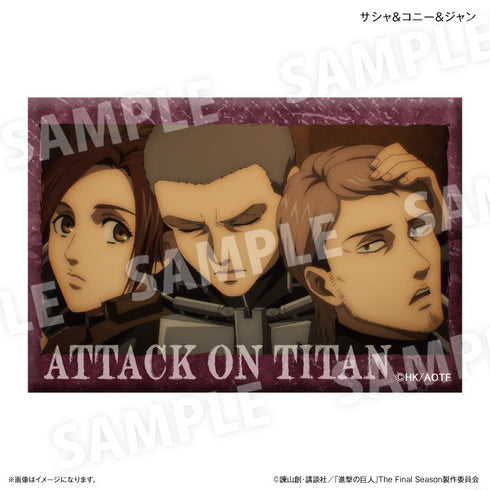 『進撃の巨人』進撃の巨人 ミニアートスタンド サシャ&コニー&ジャン