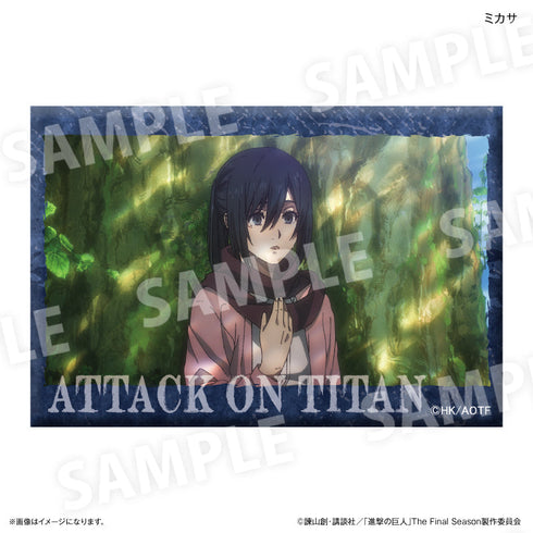 『進撃の巨人』進撃の巨人 ミニアートスタンド ミカサ