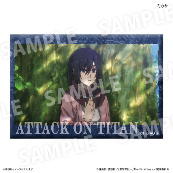 『進撃の巨人』進撃の巨人 ミニアートスタンド ミカサ