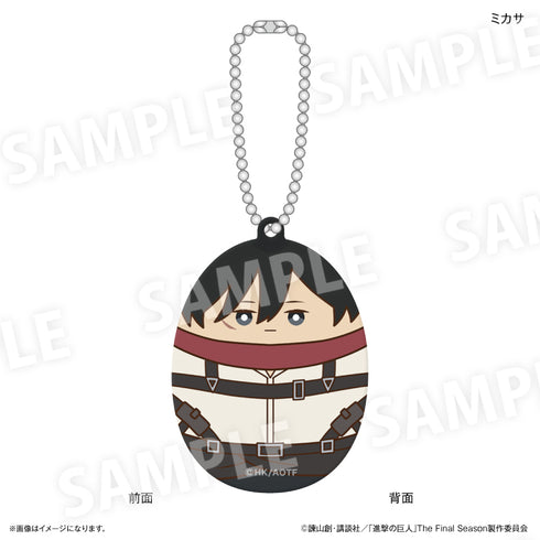 "Attack on Titan" Attack on Titan Acrylic Keychain: Niginigi no Rakuen Ver. Mikasa