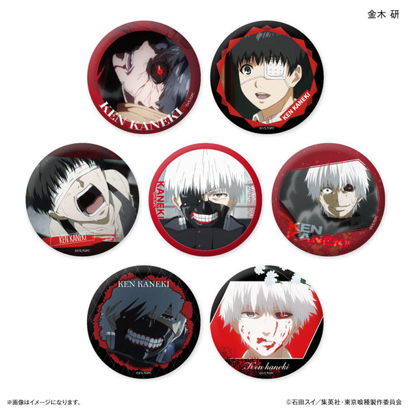 TVアニメ『東京喰種トーキョーグール』 だけ缶 金木 研だけトレーディング缶バッジ 【全7種】(BOX)