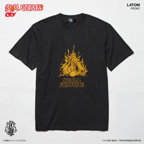 『炎炎ノ消防隊』TVアニメ『 参ノ章』 EpicAniWear ラートムデザインTEE