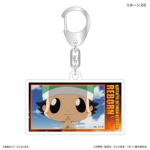 《家庭教師殺手REBORN!》REBORN! 專屬鑰匙圈 REBORN! 專屬收藏級壓克力鑰匙圈 【全7種】(盒裝)