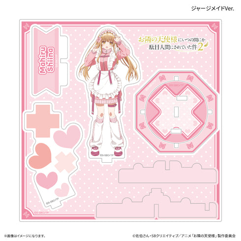 《被隔壁的天使不知不觉变成废柴的事件2》被隔壁的天使不知不觉变成废柴的事件2 天使圈穿搭 椎名真昼 舞台亚克力立牌 运动服女仆版