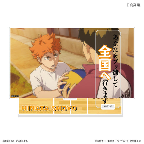 "Haikyu!!" Haikyu!! Acrylic Diorama with Dialogue: Shoyo Hinata