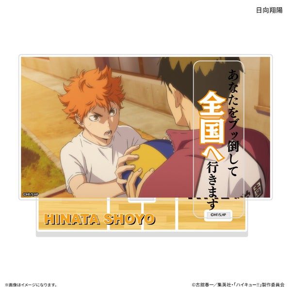 "Haikyu!!" Haikyu!! Acrylic Diorama with Dialogue: Shoyo Hinata