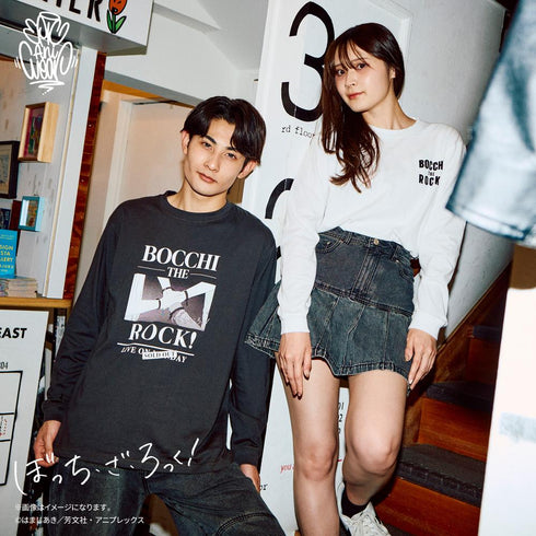 『ぼっち・ざ・ろっく!』アニメ EpicAniWear 結束バンドライブ風デザイン ロンT M