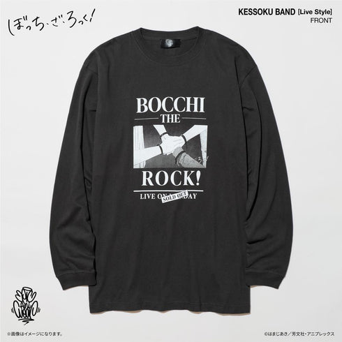『ぼっち・ざ・ろっく!』アニメ EpicAniWear 結束バンドライブ風デザイン ロンT M