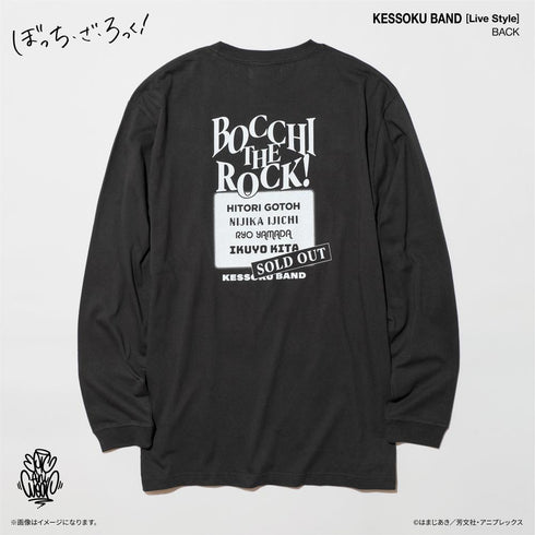 『ぼっち・ざ・ろっく!』アニメ EpicAniWear 結束バンドライブ風デザイン ロンT M