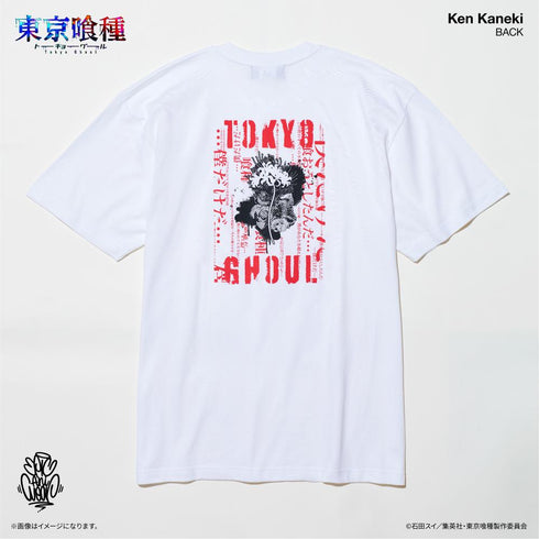 『東京喰種トーキョーグール』TVアニメ『』 EpicAniWear 金木 研モチーフデザインTEE