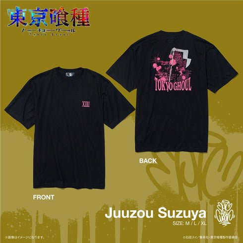 『東京喰種トーキョーグール』TVアニメ『』 EpicAniWear 鈴屋什造モチーフデザインTEE