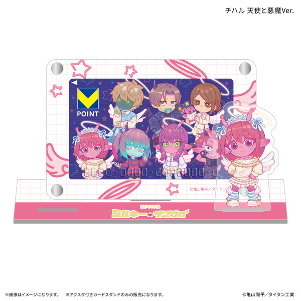 『銀河特急 ミルキー☆サブウェイ』アクスタ付きカードスタンド チハル 天使と悪魔Ver.