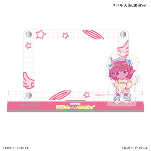 『銀河特急 ミルキー☆サブウェイ』アクスタ付きカードスタンド チハル 天使と悪魔Ver.