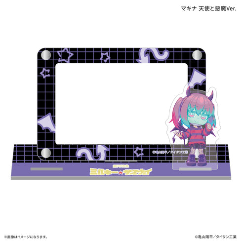『銀河特急 ミルキー☆サブウェイ』アクスタ付きカードスタンド マキナ 天使と悪魔Ver.
