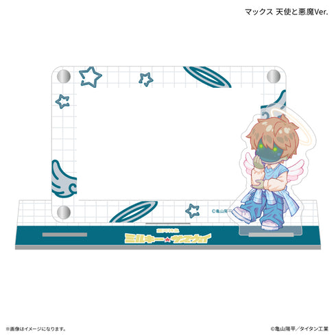 『銀河特急 ミルキー☆サブウェイ』アクスタ付きカードスタンド マックス 天使と悪魔Ver.