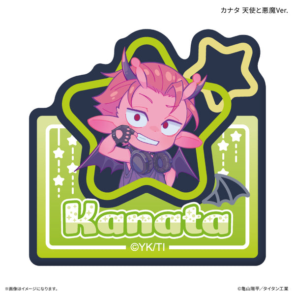『銀河特急 ミルキー☆サブウェイ』ネームバッジ カナタ 天使と悪魔Ver.