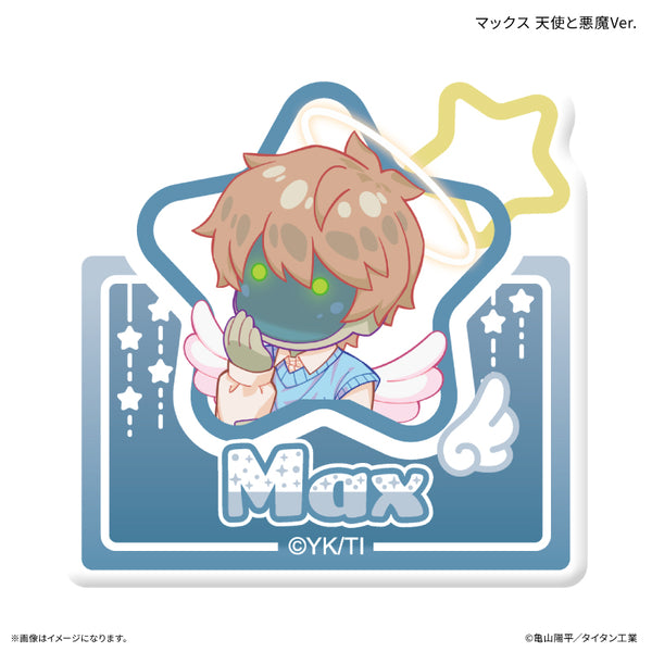 『銀河特急 ミルキー☆サブウェイ』ネームバッジ マックス 天使と悪魔Ver.