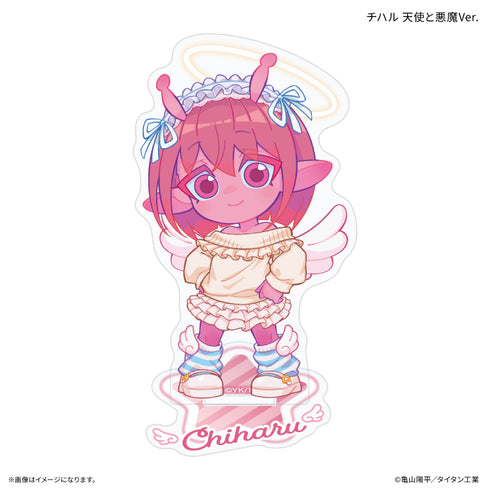 『銀河特急 ミルキー☆サブウェイ』ミニアクリルスタンド チハル 天使と悪魔Ver.