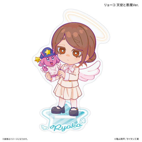 『銀河特急 ミルキー☆サブウェイ』ミニアクリルスタンド リョーコ 天使と悪魔Ver.