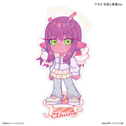 『銀河特急 ミルキー☆サブウェイ』ミニアクリルスタンド アカネ 天使と悪魔Ver.