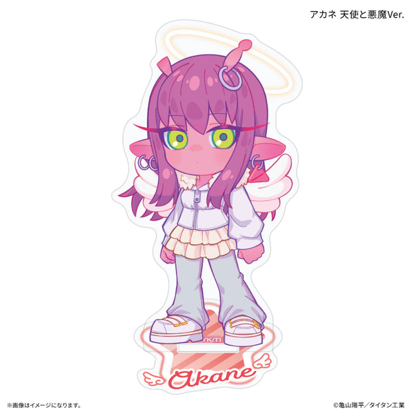 『銀河特急 ミルキー☆サブウェイ』ミニアクリルスタンド アカネ 天使と悪魔Ver.