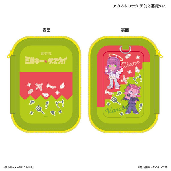 『銀河特急 ミルキー☆サブウェイ』アクリルスタンドポーチ アカネ&カナタ 天使と悪魔Ver.