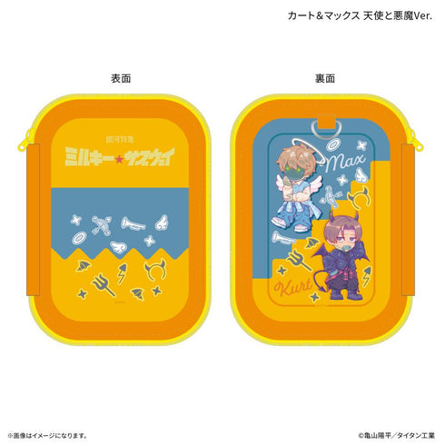 『銀河特急 ミルキー☆サブウェイ』アクリルスタンドポーチ カート&マックス 天使と悪魔Ver.