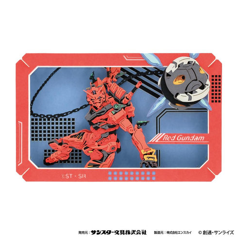 『機動戦士Gundam GQuuuuuuX』ペーパーシアター PT-L106 GQuuuuuuX/赤いガンダム