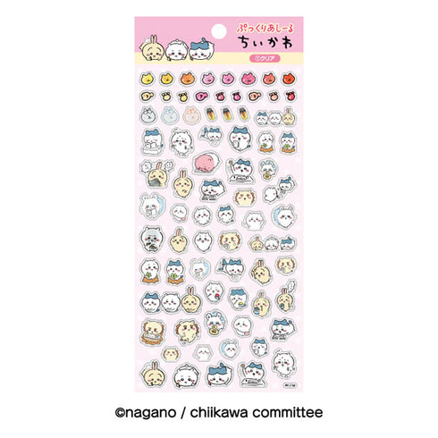 『ちいかわ』ぷっくりあしーる (1)クリア【202602再販】