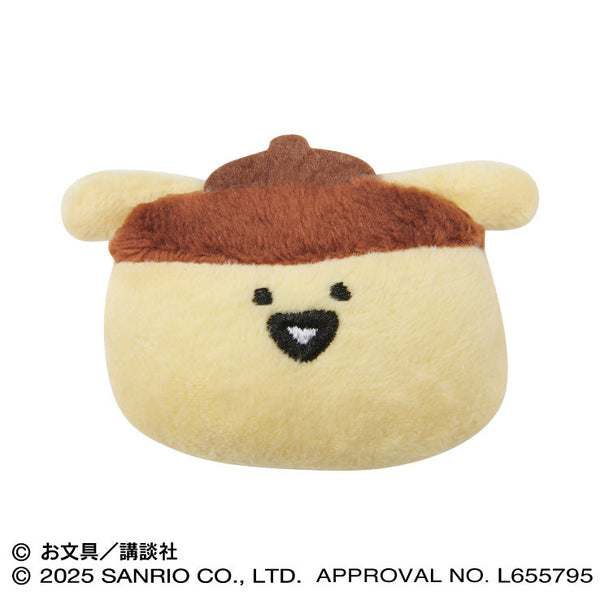 『ポムポムプリン×お文具といっしょ』もふもふバッジ 2 プリンさん