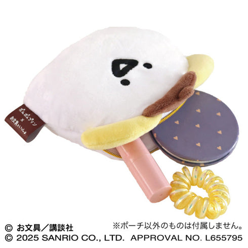 『ポムポムプリン×お文具といっしょ』フェイスポーチ 1 お文具さん