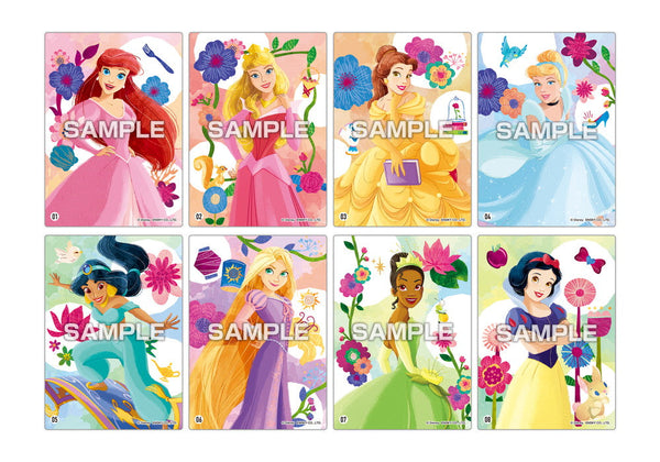 『ディズニープリンセス』【食玩】クリアカードコレクションガム 初回生産限定BOX購入特典付き
