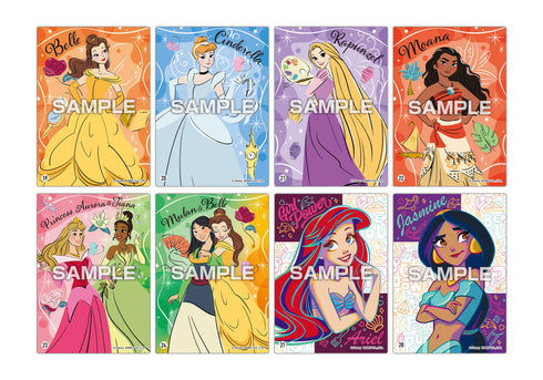 『ディズニープリンセス』【食玩】クリアカードコレクションガム 初回生産限定BOX購入特典付き