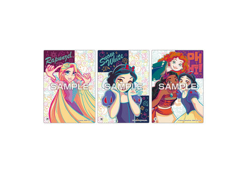『ディズニープリンセス』【食玩】クリアカードコレクションガム 初回生産限定BOX購入特典付き