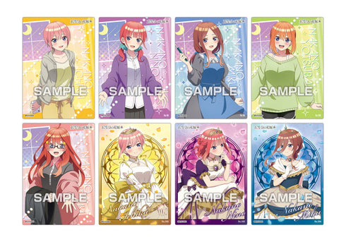 『五等分の花嫁*』【食玩】クリアカードコレクションガム4 初回生産限定BOX購入特典付き