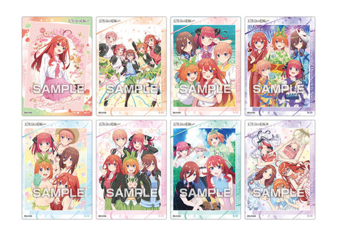 『五等分の花嫁*』【食玩】クリアカードコレクションガム4 初回生産限定BOX購入特典付き