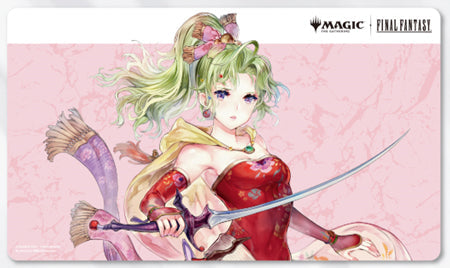 『マジックザギャザリング――FINAL FANTASY』プレイヤーズラバーマット MFR-05 キャラクター ボーダーレス版 魔導の力を持つ少女、ティナ