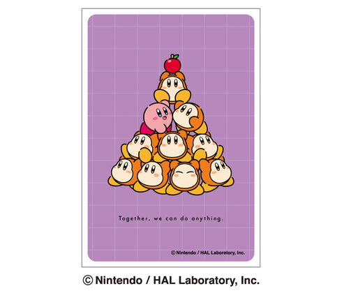 『カービィ』play with ワドルディ キャラクタースリーブミニ ちからをあわせて(ENS-10)