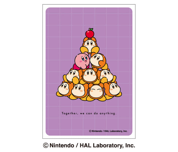 『カービィ』play with ワドルディ キャラクタースリーブミニ ちからをあわせて(ENS-10)